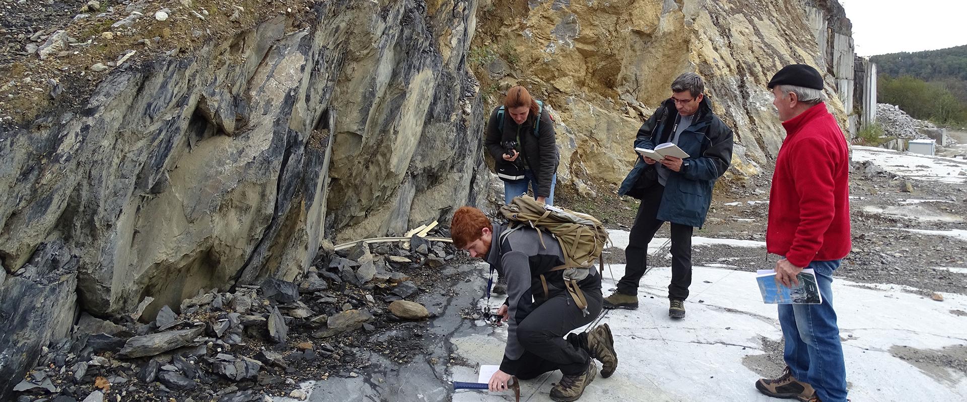 Geologists on a field assignment, Pyrenees