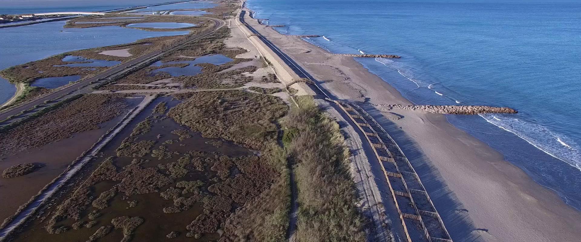 Extract from the film "Coastline management on the sandy coast of the Occitanie region"