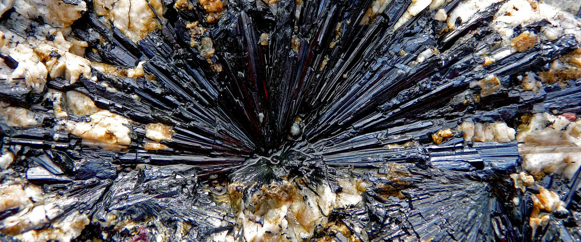 "Star" arfvedsonite from the rare-earth-bearing alkaline complex at Kringlerne, Greenland