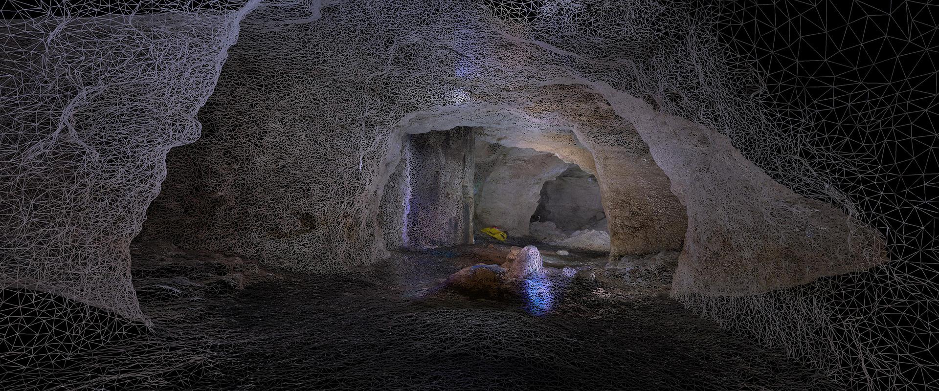 3D model of an underground quarry, Orléans
