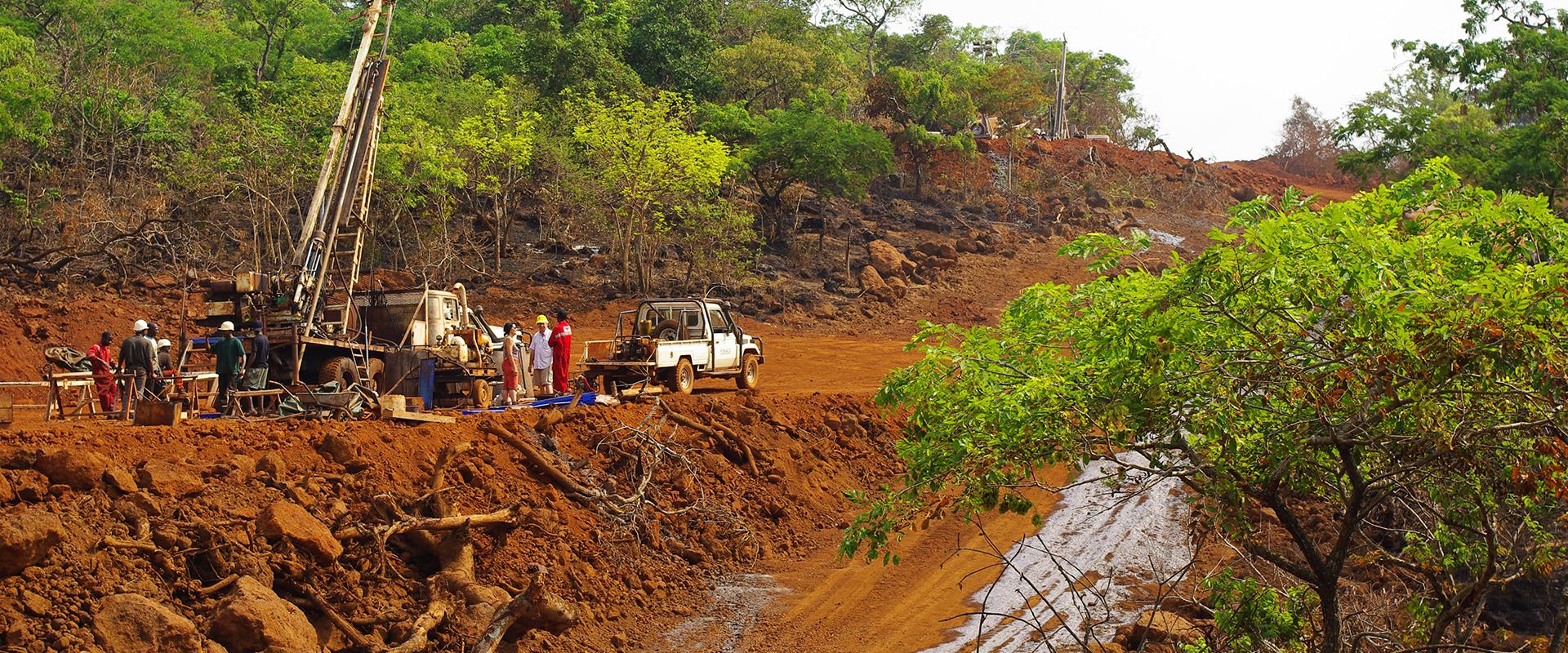 Mining exploration campaign, Guinea