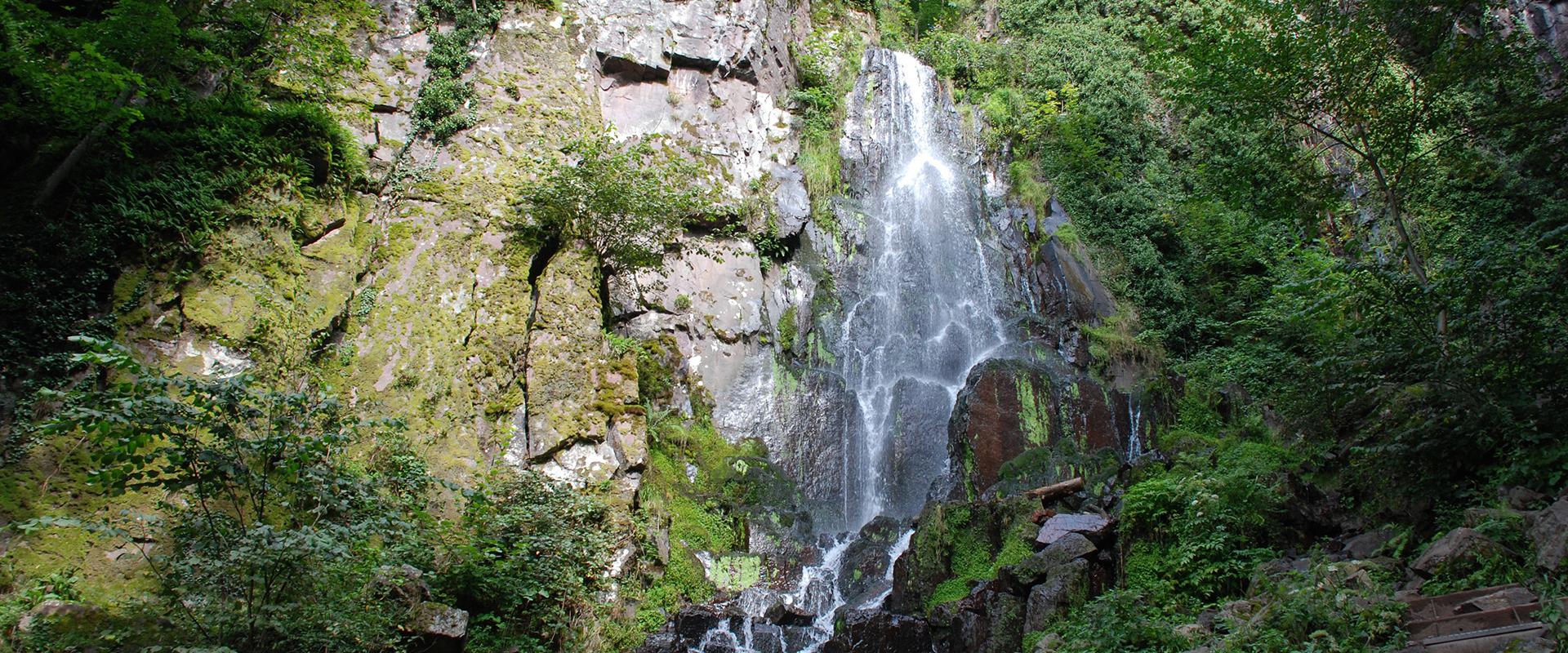 The Nideck waterfall, Bas-Rhin