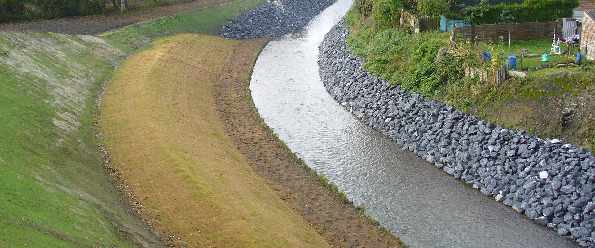 Ecological spatial development on the banks of the Lawe river, Pas-de-Calais