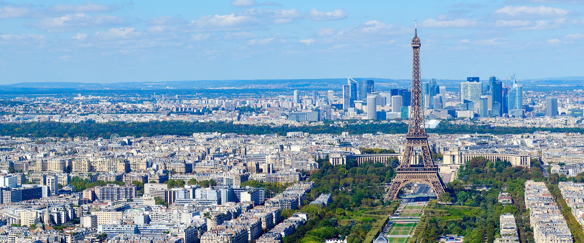 Paris from the sky.