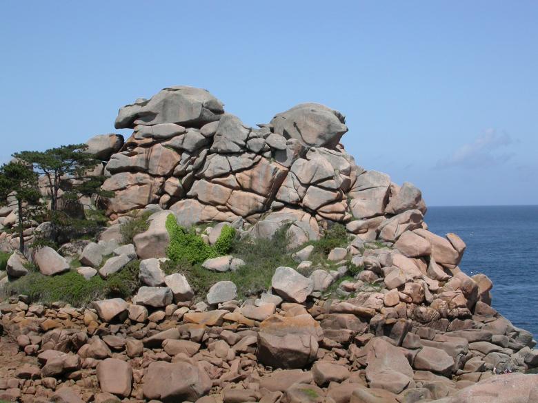 The granite chaos of Ploumanac'h in Perros-Guirec in the Côtes-d'Armor
