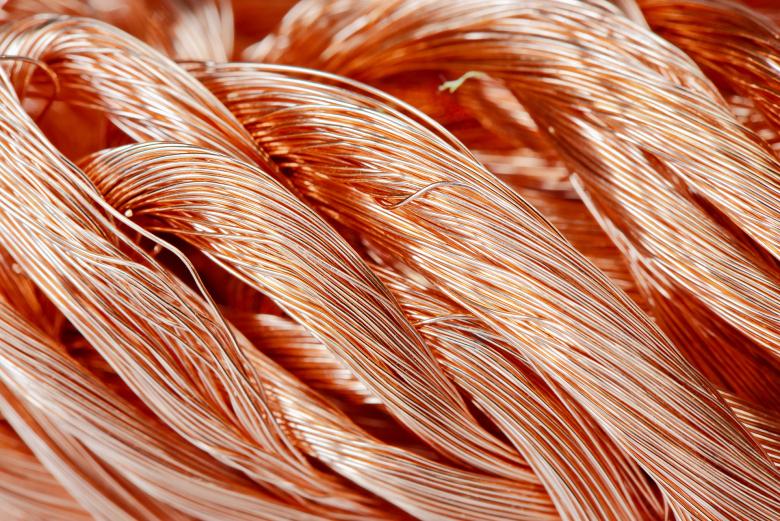 Twisted copper wires