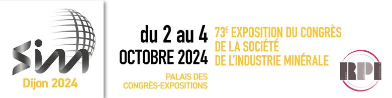 Congress of the French Mineral Industries Society (SIM) 2024 in Dijon.