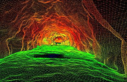 3D modeling of a former underground mine in the Monts d'Ambazac
